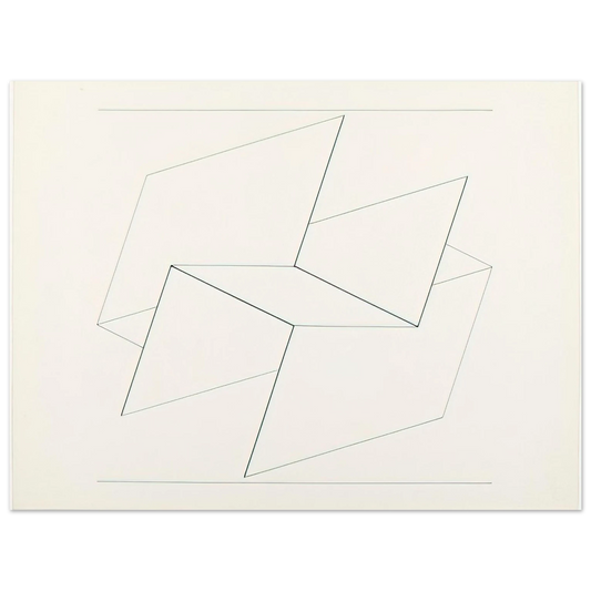 Josef Albers - STRUCTURAL CONSTELLATION VI 1960  75x100 cm / 30x40inches Fine Art Poster