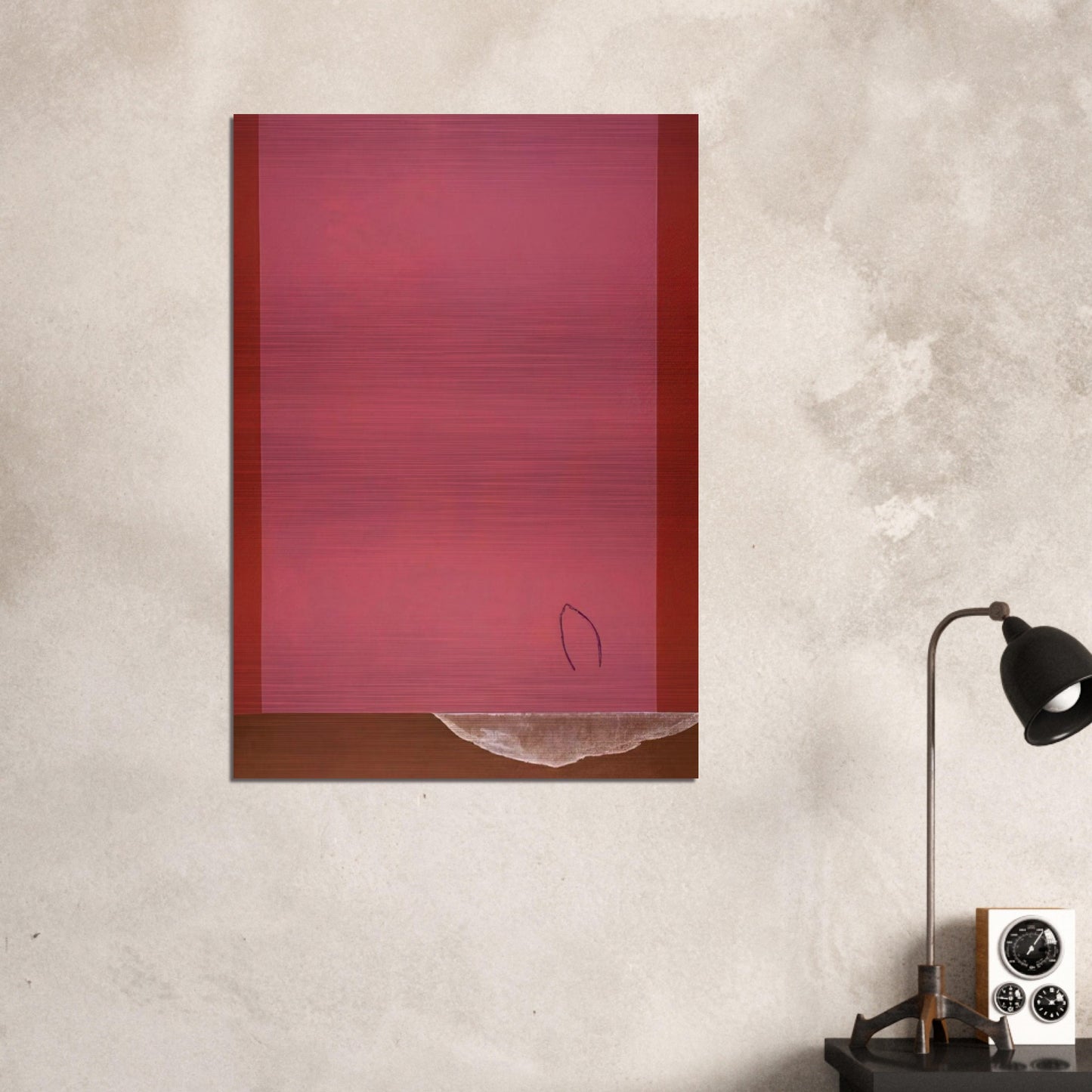 Infinity field, Nemea Series #5 - 1973 - Theodoros Stamos Brushed Aluminum Print - 70x100 cm / 28x40 inches | Theodoros Stamos Aluminum Print | Theodoros Stamos Prints