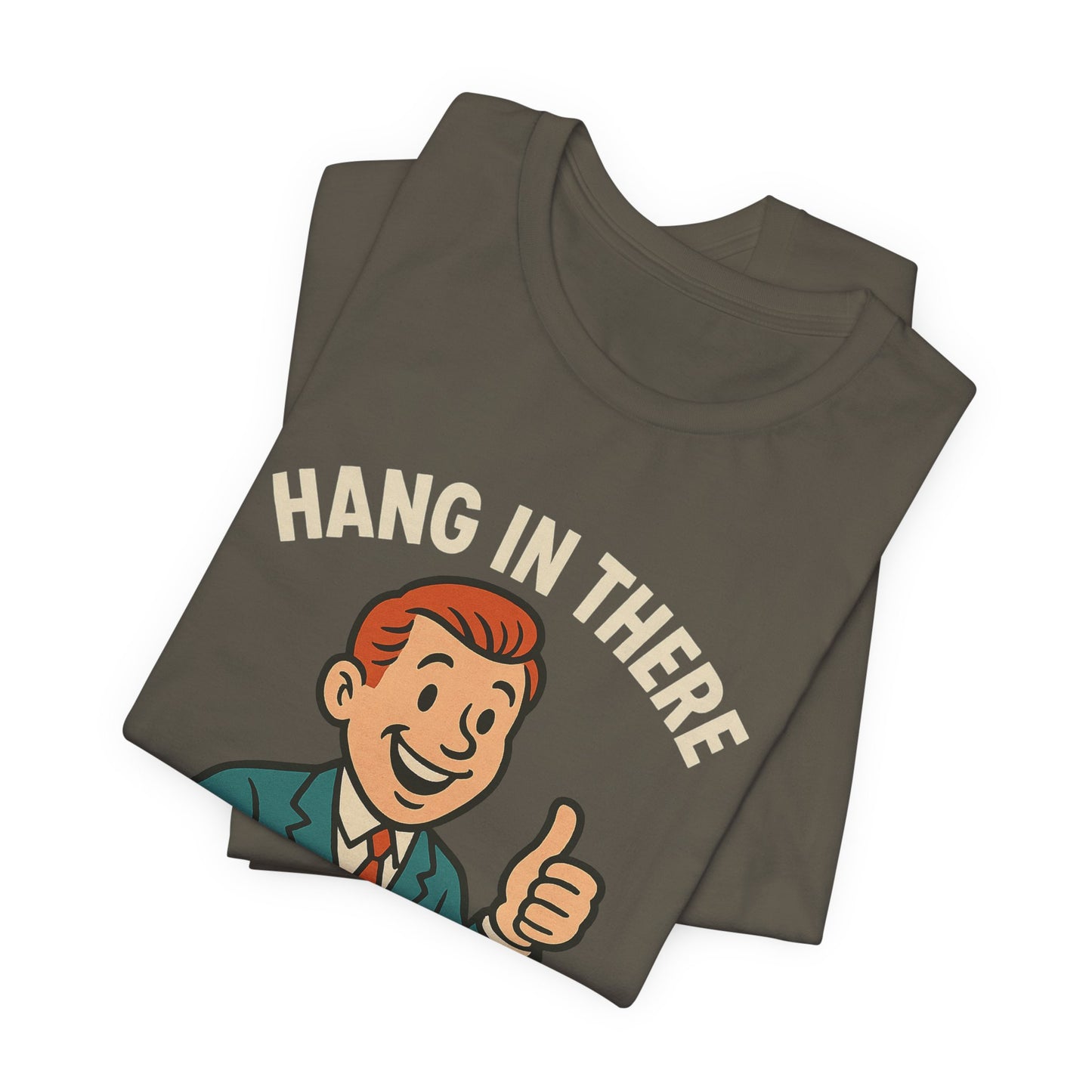 Camiseta divertida con cita sarcástica "Aguanta, que empeora", humor negro, camiseta gráfica divertida.