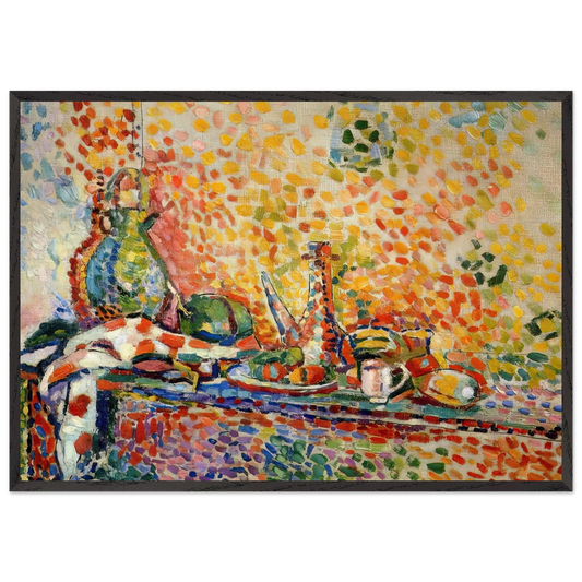 STILL LIFE 11 - Henri Matisse 70x100 cm / 28x40 inches Framed Art Print – Black Wooden Frame