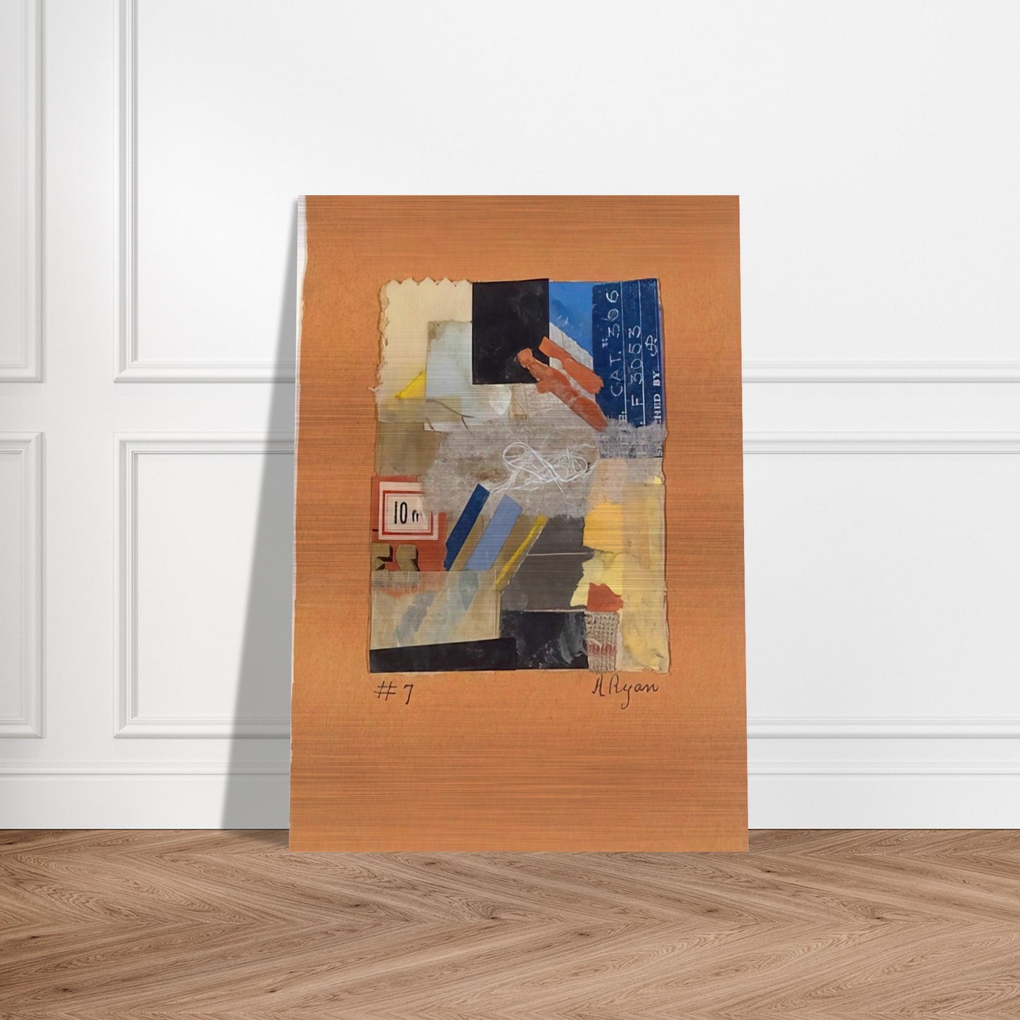 Number 7 - 1948 - Anne Ryan Brushed Aluminum Print - 70x100 cm / 28x40 inches | Anne Ryan Aluminum Print | Anne Ryan Prints