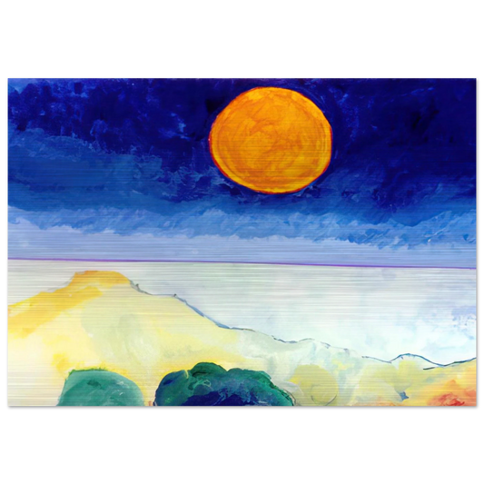 Paisagem - 2004 - Aldemir Martins Brushed Aluminum Print - 70x100 cm / 28x40 inches | Aldemir Martins Aluminum Print | Aldemir Martins Prints