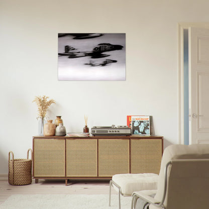PHANTOM INTERCEPTORS - Gerhard Richter Brushed Aluminum Print - 70x100 cm / 28x40 inches | Gerhard Richter Aluminum Print | Gerhard Richter Prints