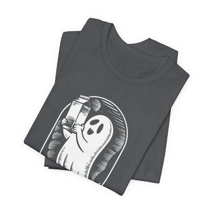 Solo un papá que siempre regresaba con leche camiseta de Halloween - Camiseta de manga corta unisex