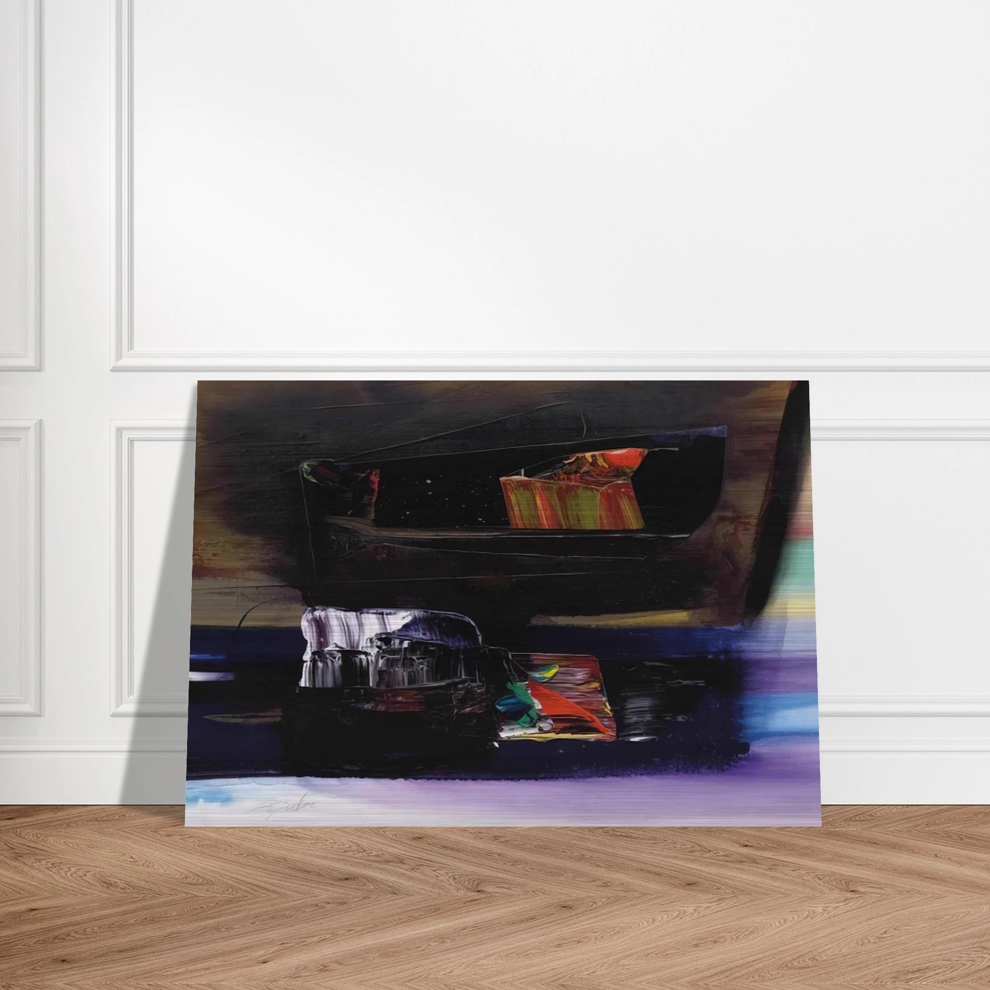 Phenomena Tibetan Clay Offering - 1990 - Paul Jenkins Brushed Aluminum Print - 70x100 cm / 28x40 inches | Paul Jenkins Aluminum Print | Paul Jenkins Prints