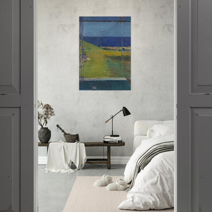 Ocean from a Window - Richard Diebenkorn Brushed Aluminum Print - 70x100 cm / 28x40 inches | Richard Diebenkorn Aluminum Print | Richard Diebenkorn Prints