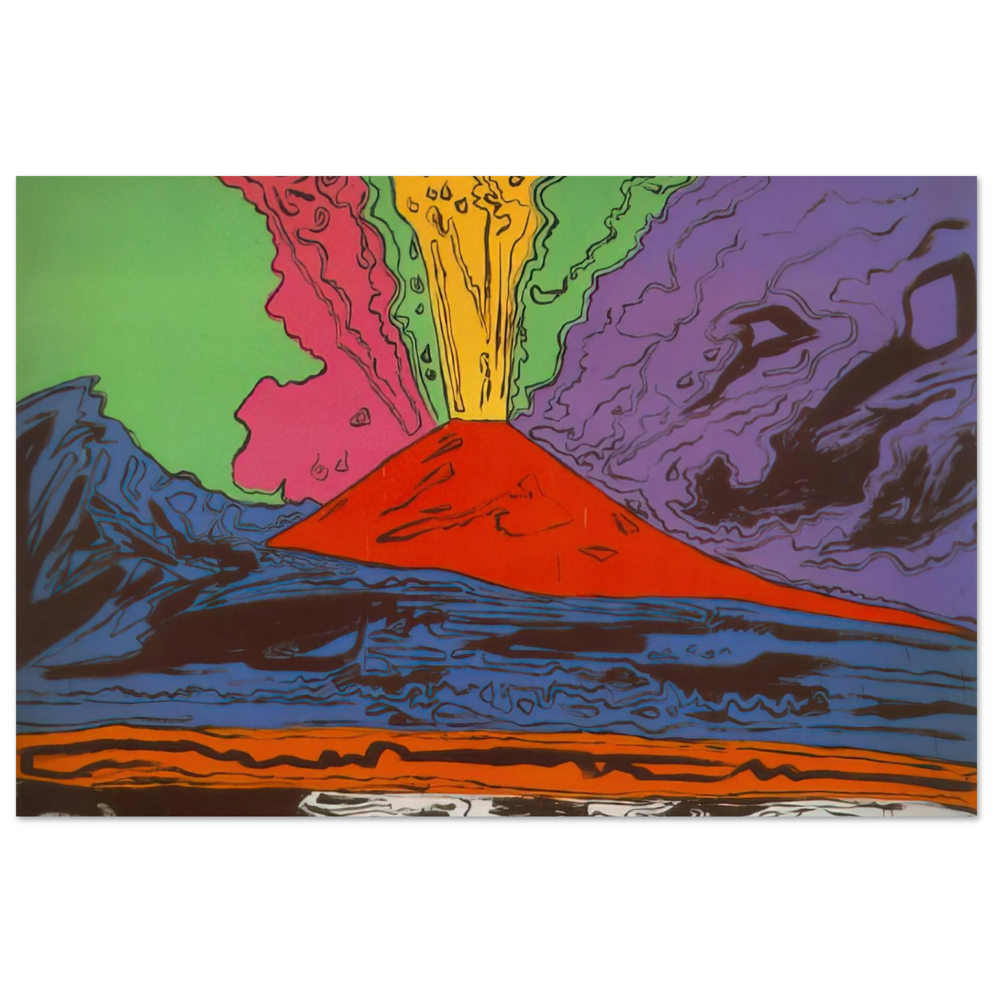 Andy Warhol - Vesuvius Fine Art Poster