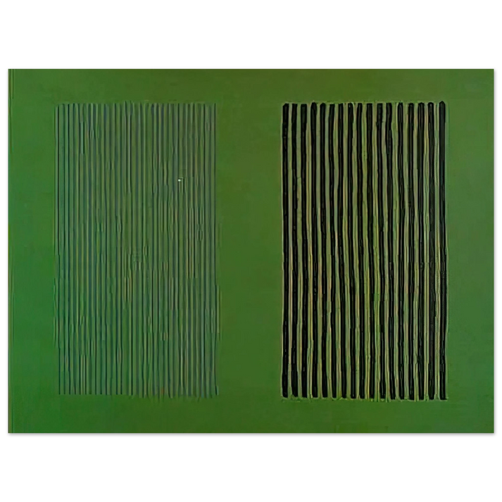 Gene Davis - Green Giant - 1980  75x100 cm / 30x40inches Fine Art Poster