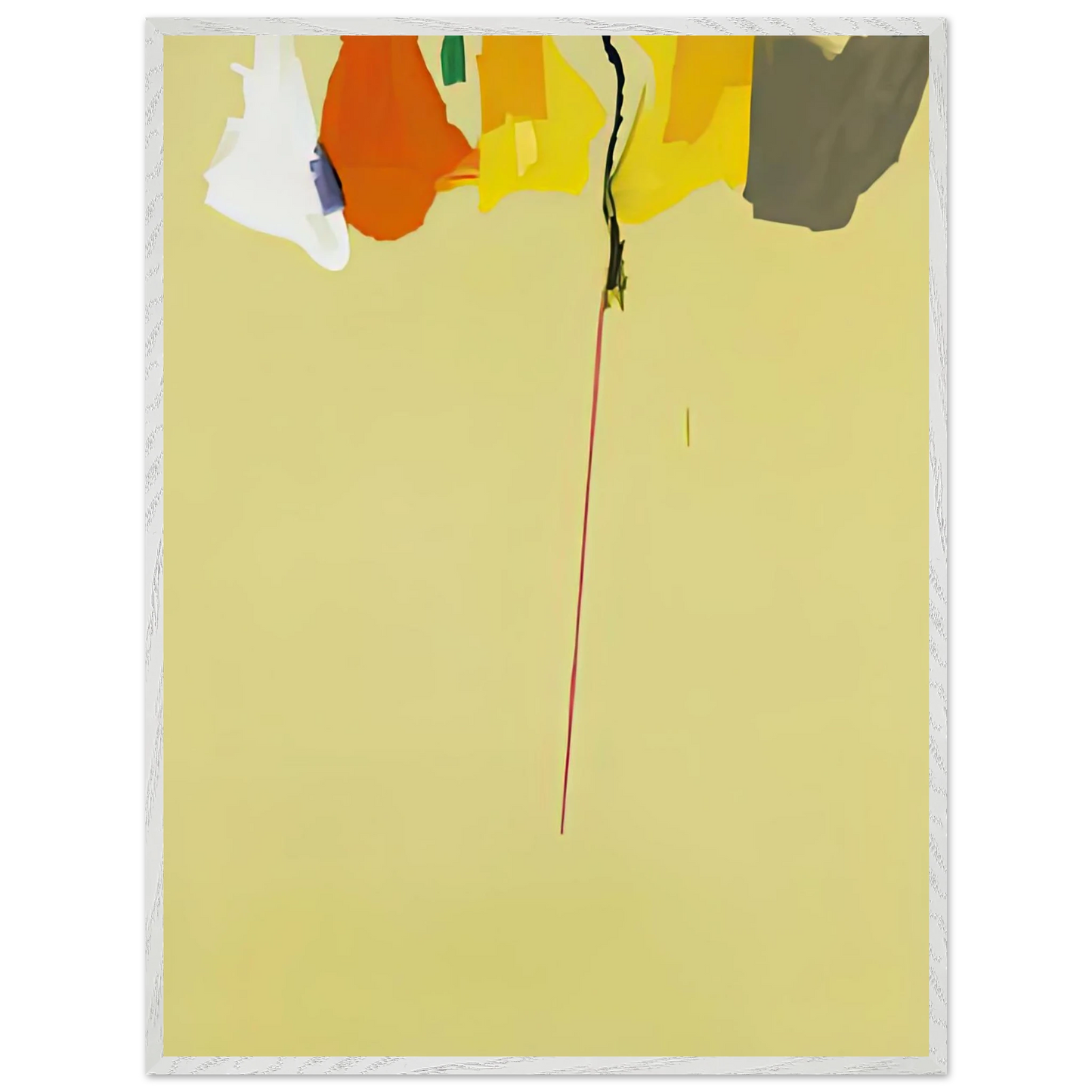 Helen Frankenthaler - Rapunzel, 1974- Wall Art - 30x40 cm / 12x16 inches - Premium Wooden Framed Poster With Fine Art Paper-canvas - Black frame