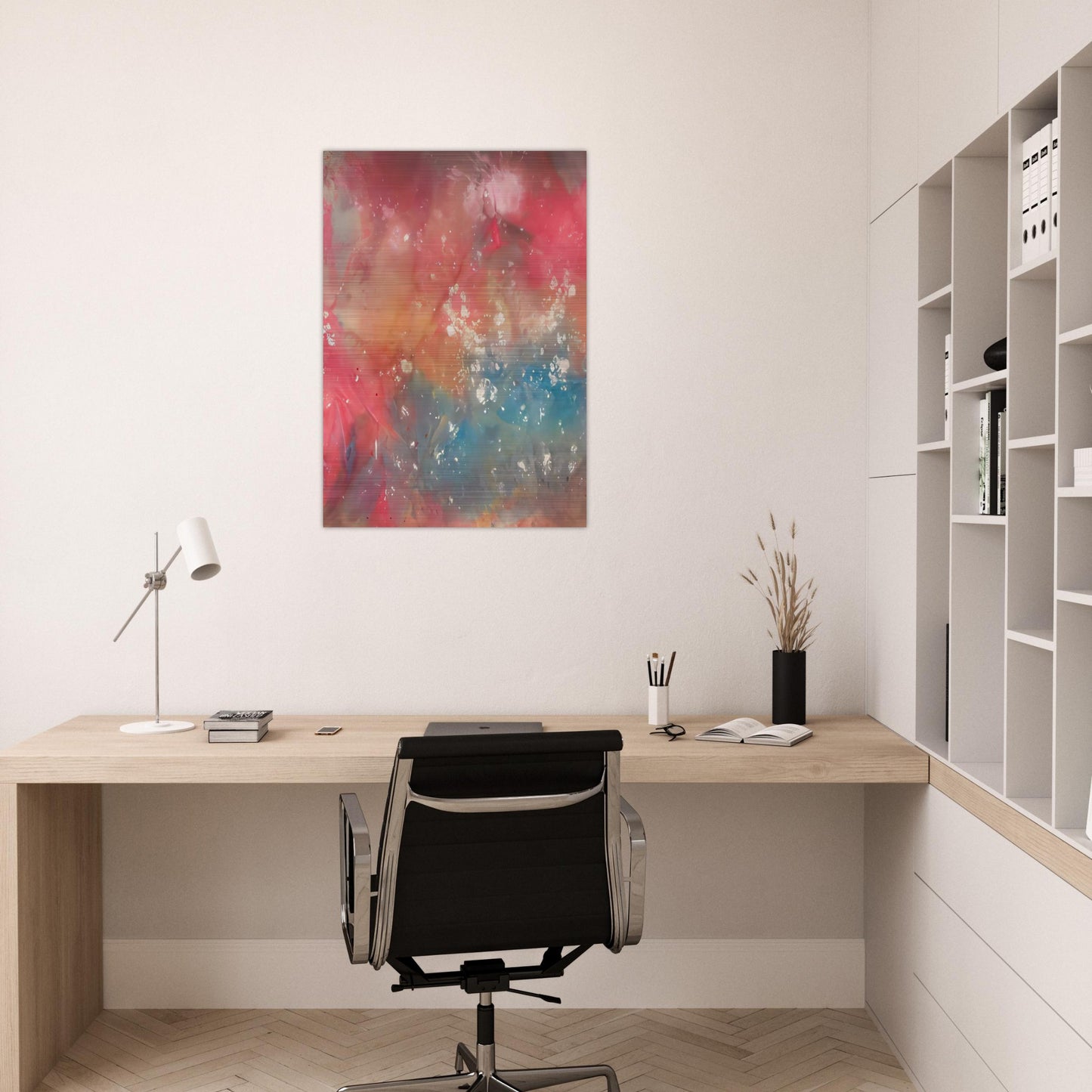 Untitled - Sam Gilliam Brushed Aluminum Print - 70x100 cm / 28x40 inches | Sam Gilliam Aluminum Print | Sam Gilliam Prints