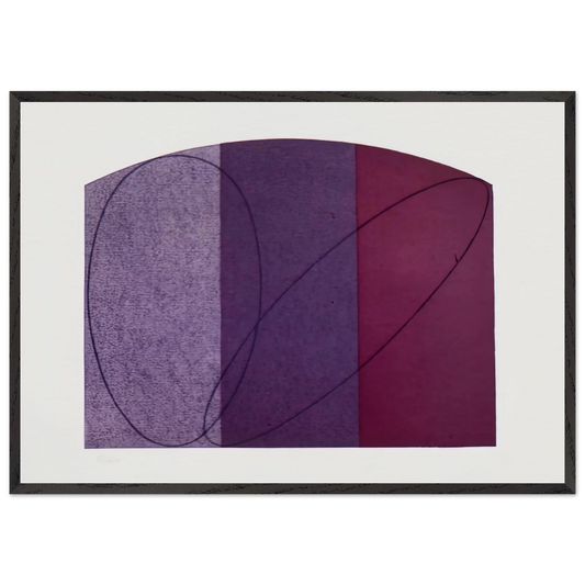 UNTITLED FCPA 1995 - Robert Mangold 70x100 cm / 28x40 inches Framed Art Print – Black Wooden Frame