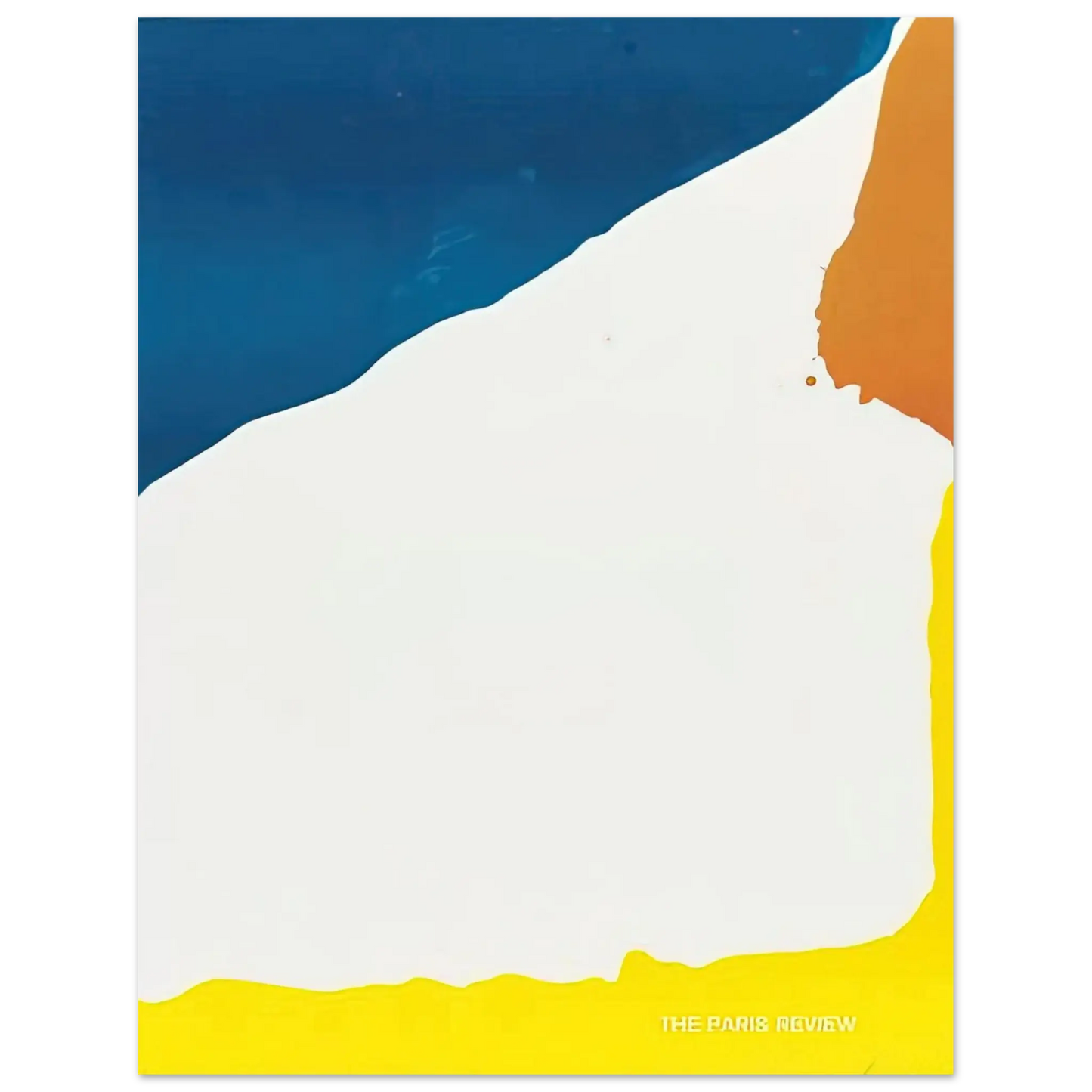 Helen Frankenthaler - Paris Review - 1966 Wall art - 13x18 cm / 5x7 Inches - Premium Wooden Framed Poster With Fine Art Paper - Black frame