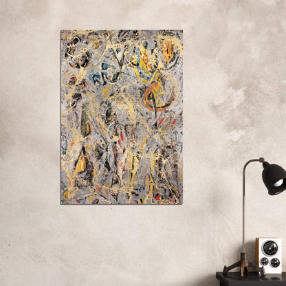 GALAXY 1947 - Jackson Pollock Brushed Aluminum Print - 70x100 cm / 28x40 inches | Jackson Pollock Aluminum Print | Jackson Pollock Prints