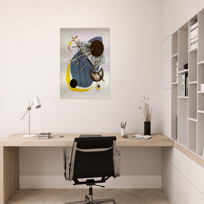 SMALL WORLDS II 1922 - Wassily Kandinsky Brushed Aluminum Print - 70x100 cm / 28x40 inches | Wassily Kandinsky Aluminum Print | Wassily Kandinsky Prints