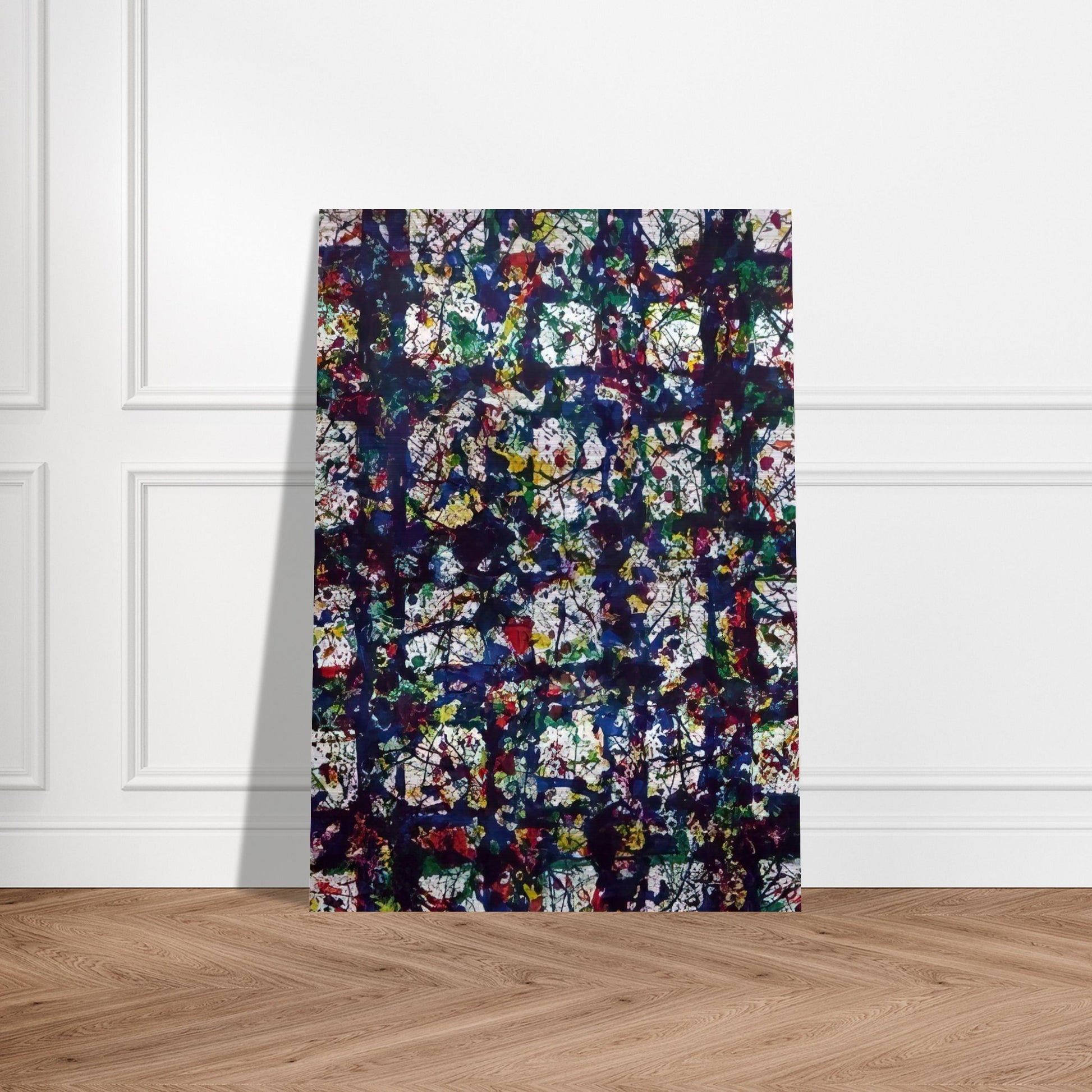 Untitled  SF 236  - Sam Francis Brushed Aluminum Print - 70x100 cm / 28x40 inches | Sam Francis Aluminum Print | Sam Francis Prints