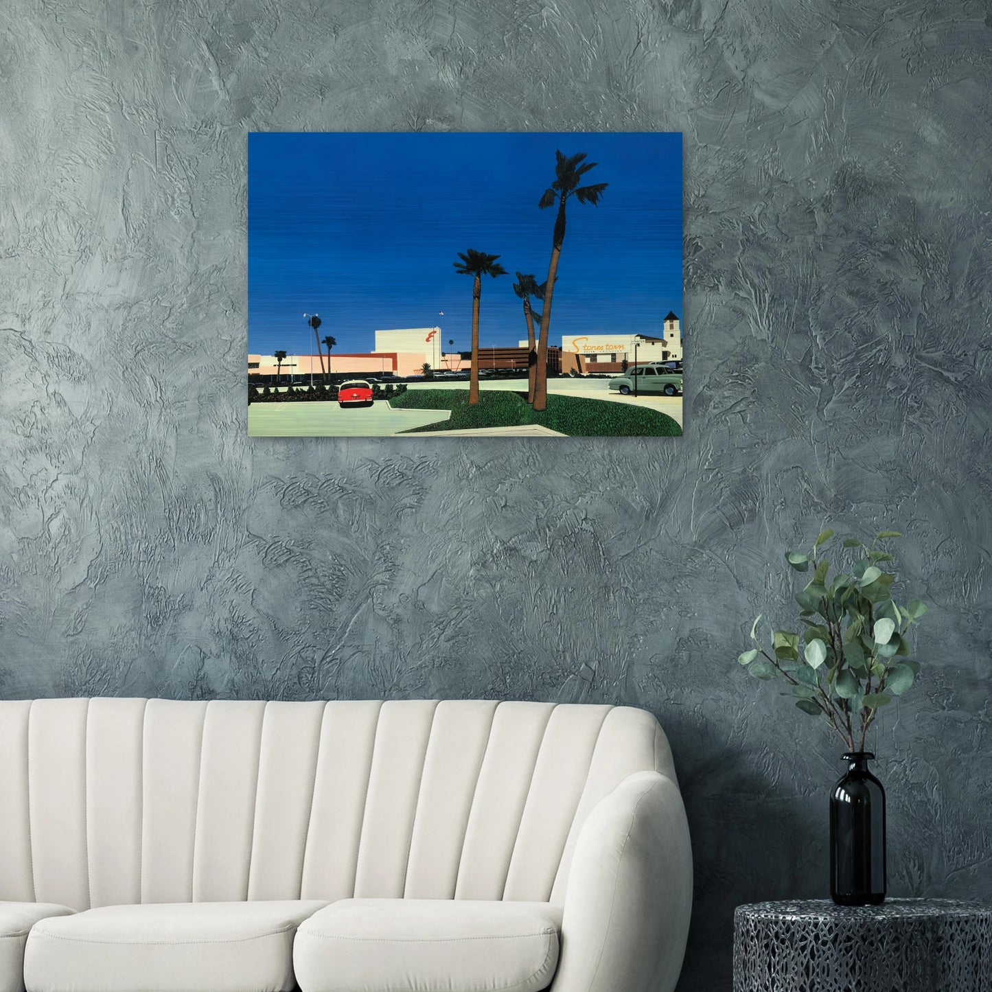 In the beginning Stonestown - Hiroshi Nagai Brushed Aluminum Print - 70x100 cm / 28x40 inches | Hiroshi Nagai Aluminum Print | Hiroshi Nagai Prints