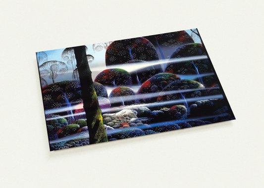 Beyond Paradise By Eyvind Earle Pack of 10 Post Cards | Eyvind Earle Post Cards | A6 (10.5 x 14.8 cm) - 4.1 x 5.8 inches