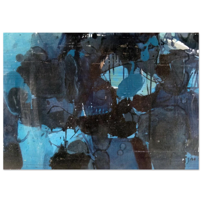 Untitled - 1950 - Jiro Yoshihara Brushed Aluminum Print - 70x100 cm / 28x40 inches | Jiro Yoshihara Aluminum Print | Jiro Yoshihara Prints