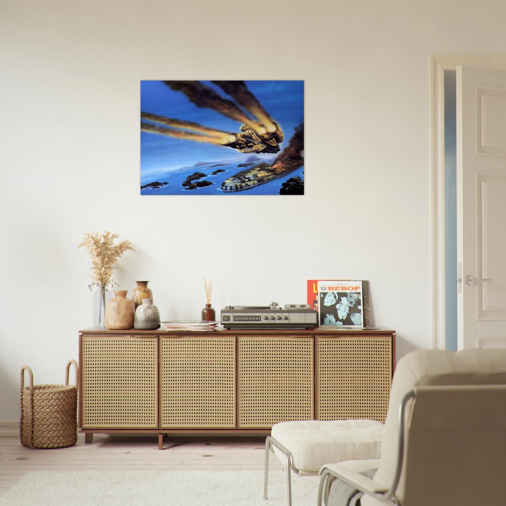 Chris Foss - Chris Foss Brushed Aluminum Print - 70x100 cm / 28x40 inches | Chris Foss Aluminum Print | Chris Foss Prints