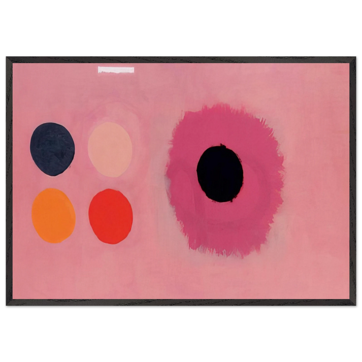 Two Bars - 1964 - Adolph Gottlieb 70x100 cm / 28x40 inches Framed Art Print – Black Wooden Frame