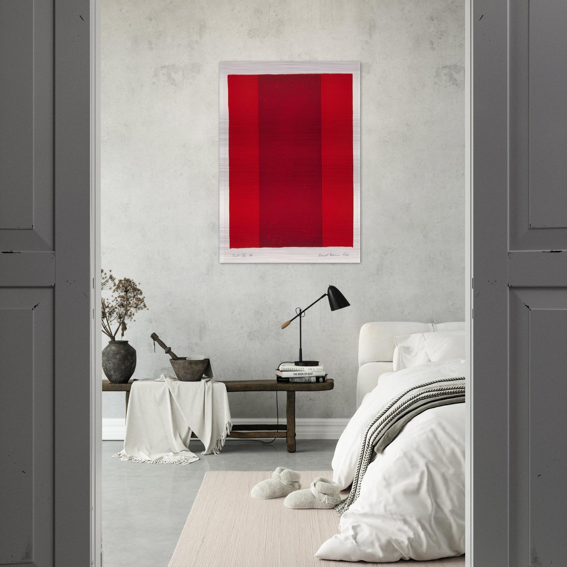 Canto XVI - Barnett Newman Brushed Aluminum Print - 70x100 cm / 28x40 inches | Barnett Newman Aluminum Print | Barnett Newman Prints
