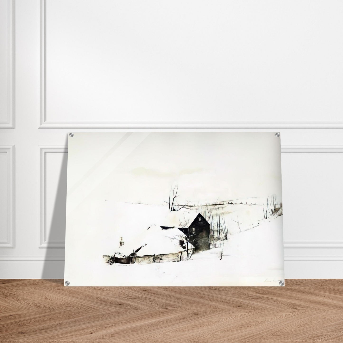 THE CORNER - Andrew Wyeth Acrylic Print - 70x100 cm / 28x40″ inches