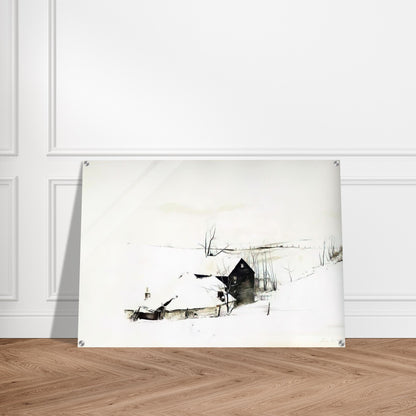 THE CORNER - Andrew Wyeth Acrylic Print - 70x100 cm / 28x40″ inches