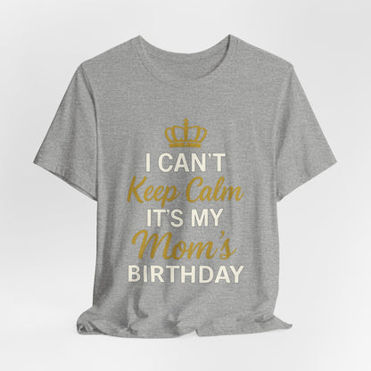 No puedo mantener la calma, es el cumpleaños de mi mamá