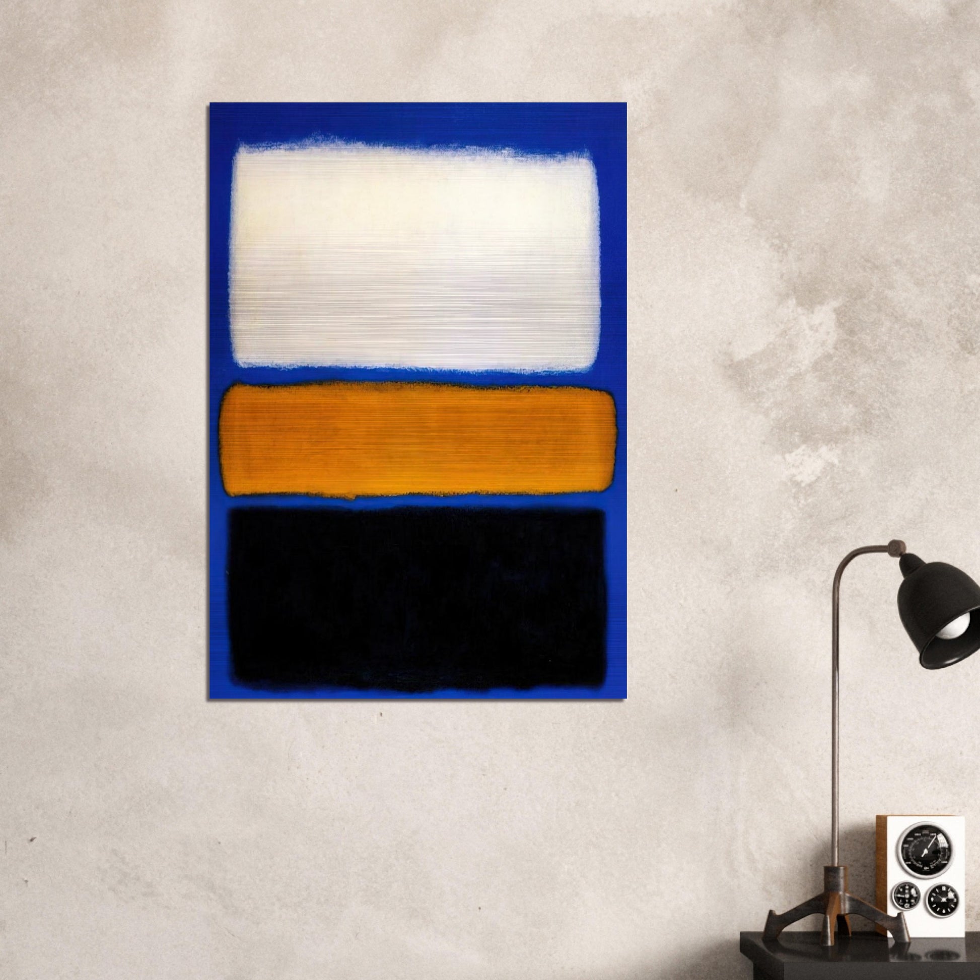 No. 16 - 1961 - Mark Rothko Brushed Aluminum Print - 70x100 cm / 28x40 inches | Mark Rothko Aluminum Print | Mark Rothko Prints