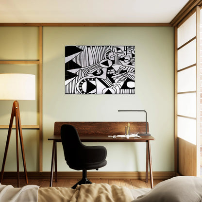 UNTITLED 1978 1 - Keith Haring Brushed Aluminum Print - 70x100 cm / 28x40 inches | Keith Haring Aluminum Print | Keith Haring Prints