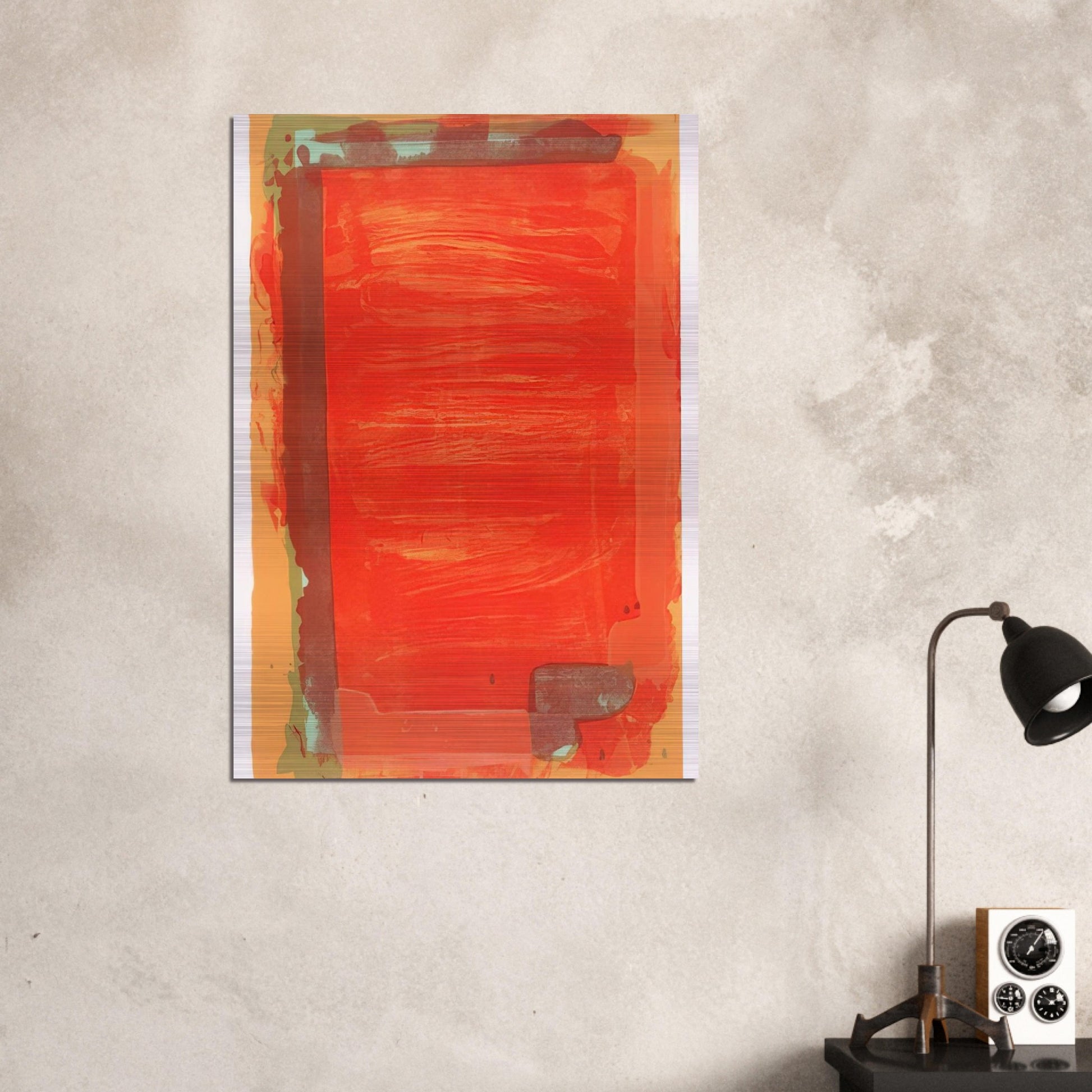 Untitled III - 1974 - John Hoyland Brushed Aluminum Print - 70x100 cm / 28x40 inches | John Hoyland Aluminum Print | John Hoyland Prints