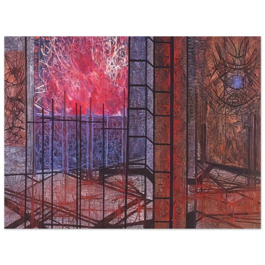 Jimmy Ernst - Chronicle - 1964  75x100 cm / 30x40inches Fine Art Poster