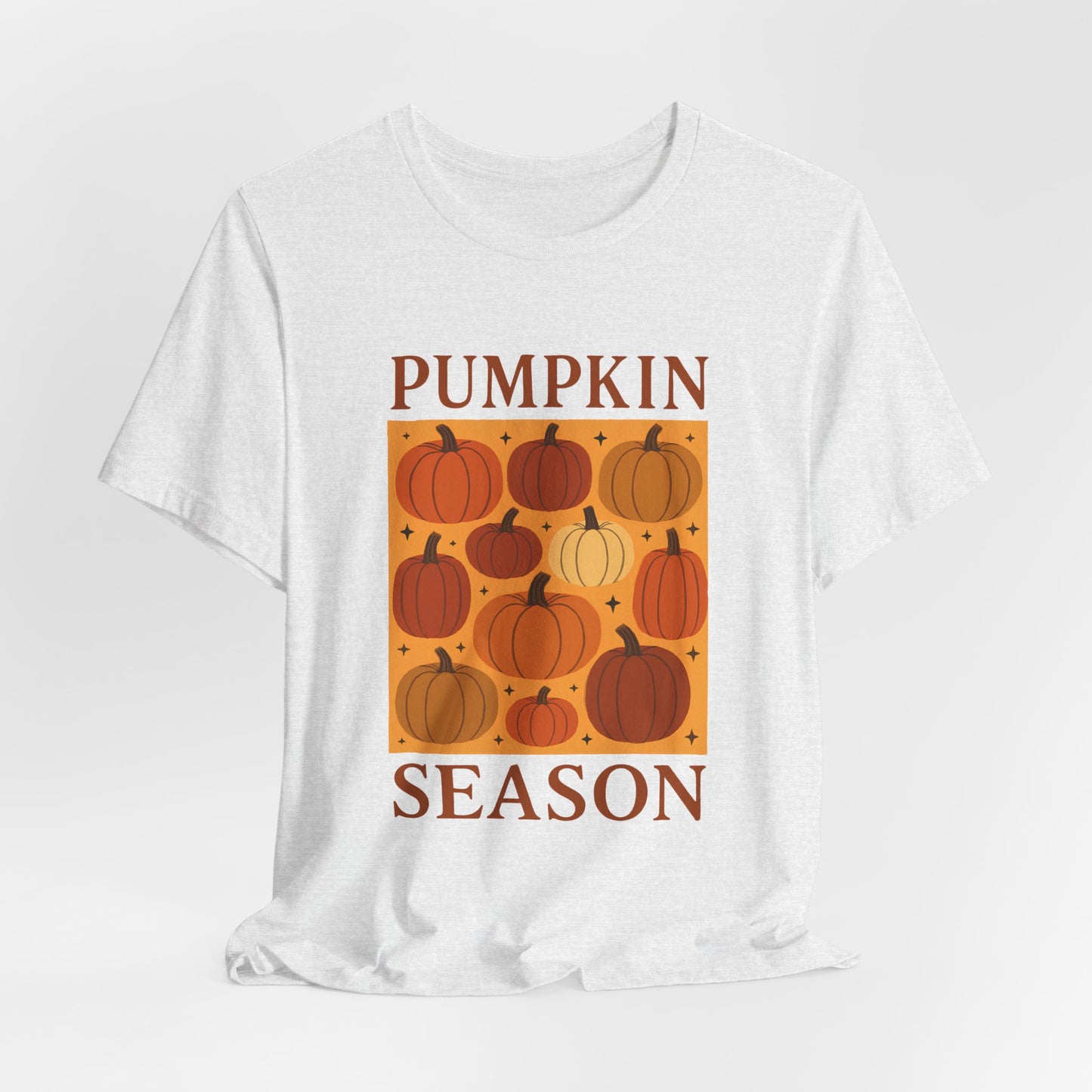 Camiseta de temporada de calabaza para mujer Boho Pumpkin