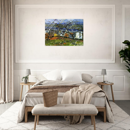 LANDSCAPE NEAR CHATOU 1904 - Andre Derain Acrylic Print - 70x100 cm / 28x40″ inches