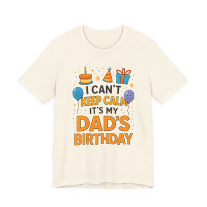 Regalo de cumpleaños para papá No puedo mantener la calma Es el cumpleaños de mi papá Feliz padre