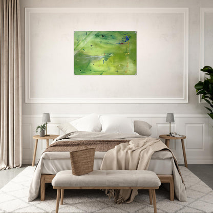 A Green Thought in a Green Shade - 1981 - Helen Frankenthaler Acrylic Print - 70x100 cm / 28x40″ inches
