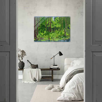 Forest - Arkhyp Kuindzhi Acrylic Print - 70x100 cm / 28x40″ inches | Arkhyp Kuindzhi Wall Art | Arkhyp Kuindzhi Prints