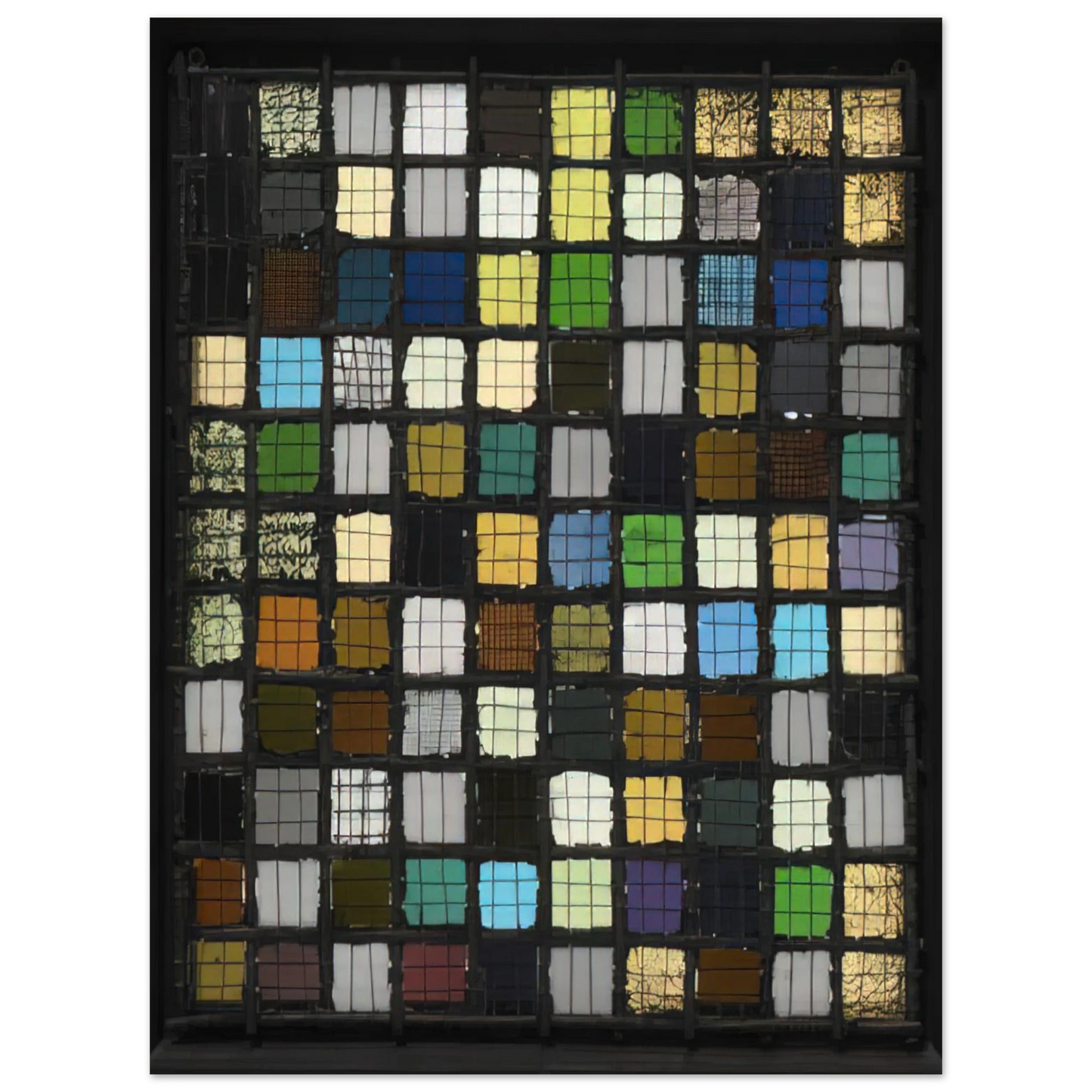 Josef Albers - GRID MOUNTED 1921  75x100 cm / 30x40inches Fine Art Poster