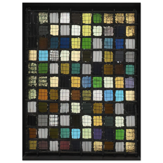 Josef Albers - GRID MOUNTED 1921  75x100 cm / 30x40inches Fine Art Poster