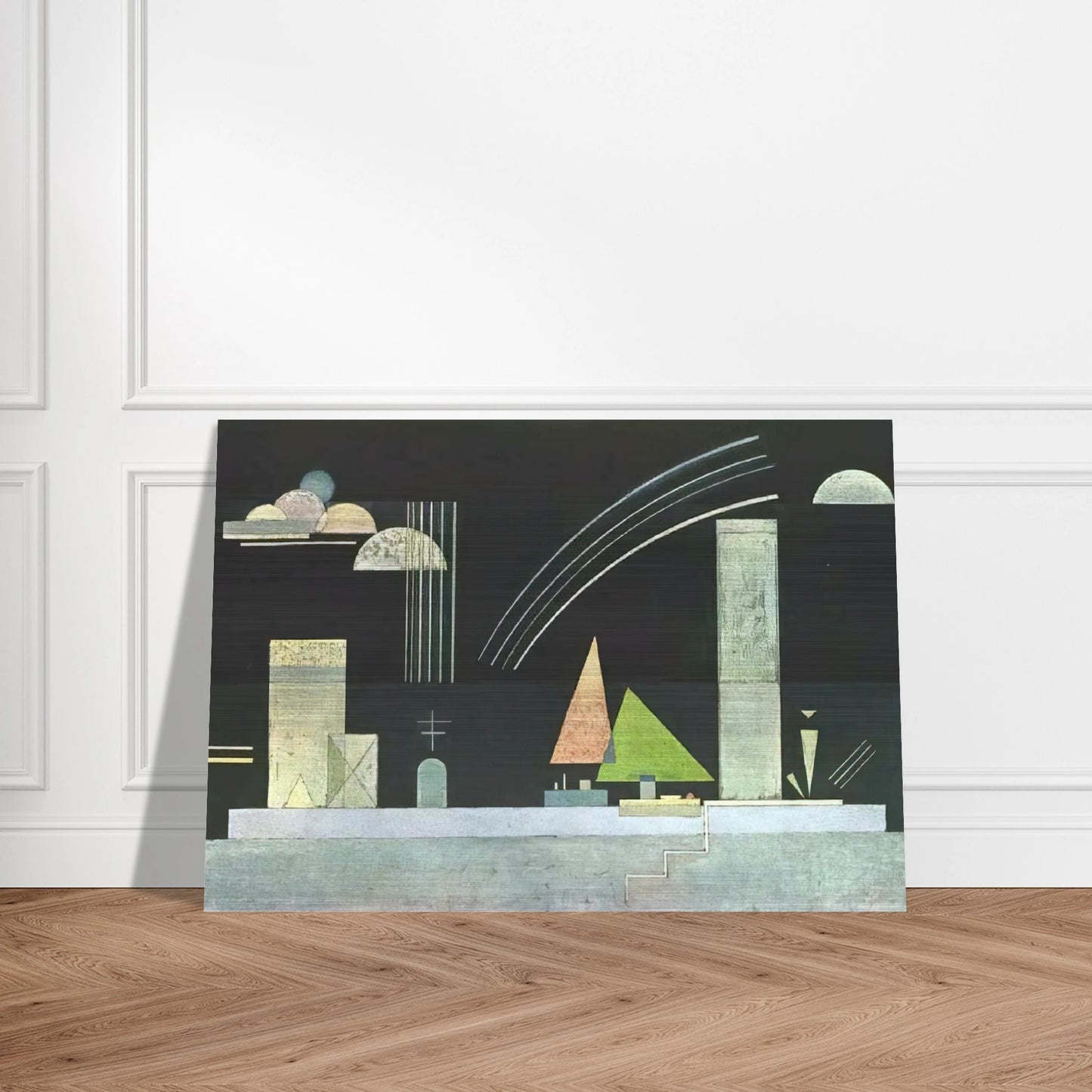 AT REST - Wassily Kandinsky Brushed Aluminum Print - 70x100 cm / 28x40 inches | Wassily Kandinsky Aluminum Print | Wassily Kandinsky Prints