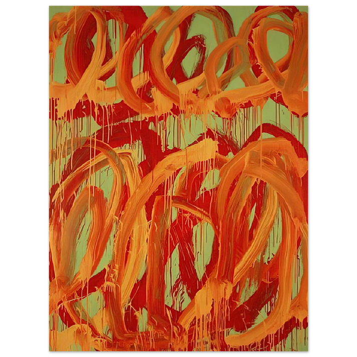 Cy Twombly - Camino Real  IV   75x100 cm / 30x40inches Fine Art Poster