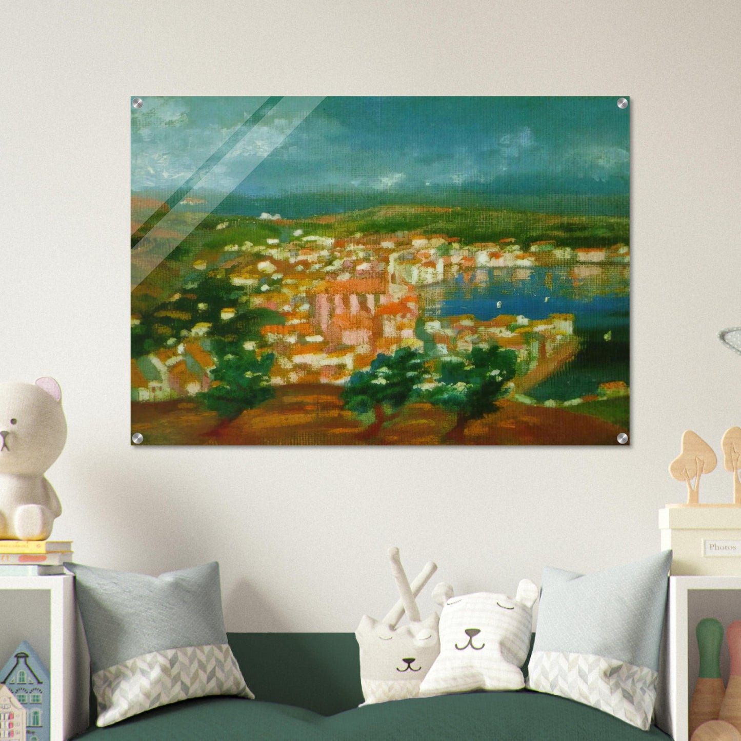 LANDSCAPE NEAR CADAQUES 1921 1 - Salvador Dali Acrylic Print - 70x100 cm / 28x40″ inches