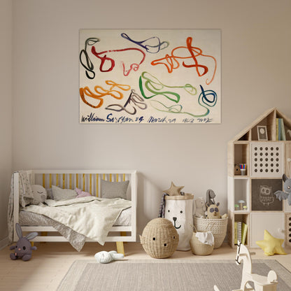 # 9 - 1963 - William Saroyan Art Prints - 100x150 cm / 40x60″ inches | William Saroyan Poster | William Saroyan Prints