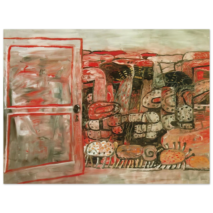Philip Guston - ENTRANCE  75x100 cm / 30x40inches Fine Art Poster