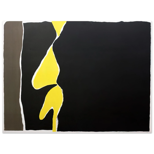 Adja Yunkers - Hommage to the First Monk Immolating Himself in Saigon - 1966  75x100 cm / 30x40inches Fine Art Poster