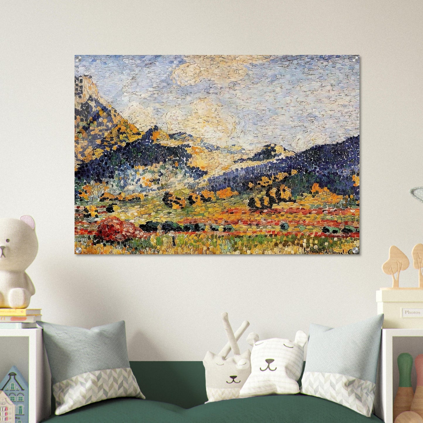 Les Petits, Montagnes Mauresques - Henri-Edmond Cross Acrylic Print - 70x100 cm / 28x40″ inches