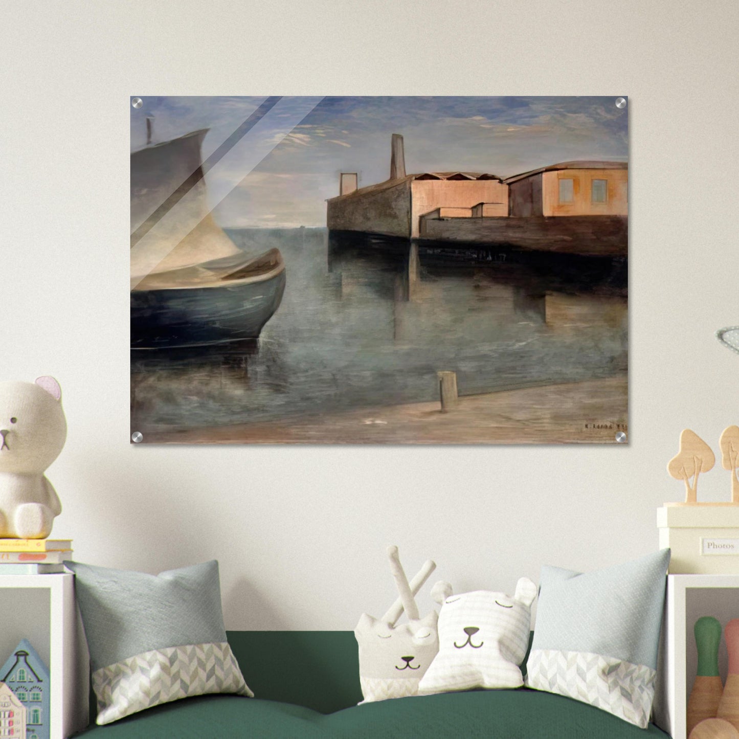 LAGOON 1932 - Carlo Carra Acrylic Print - 70x100 cm / 28x40″ inches