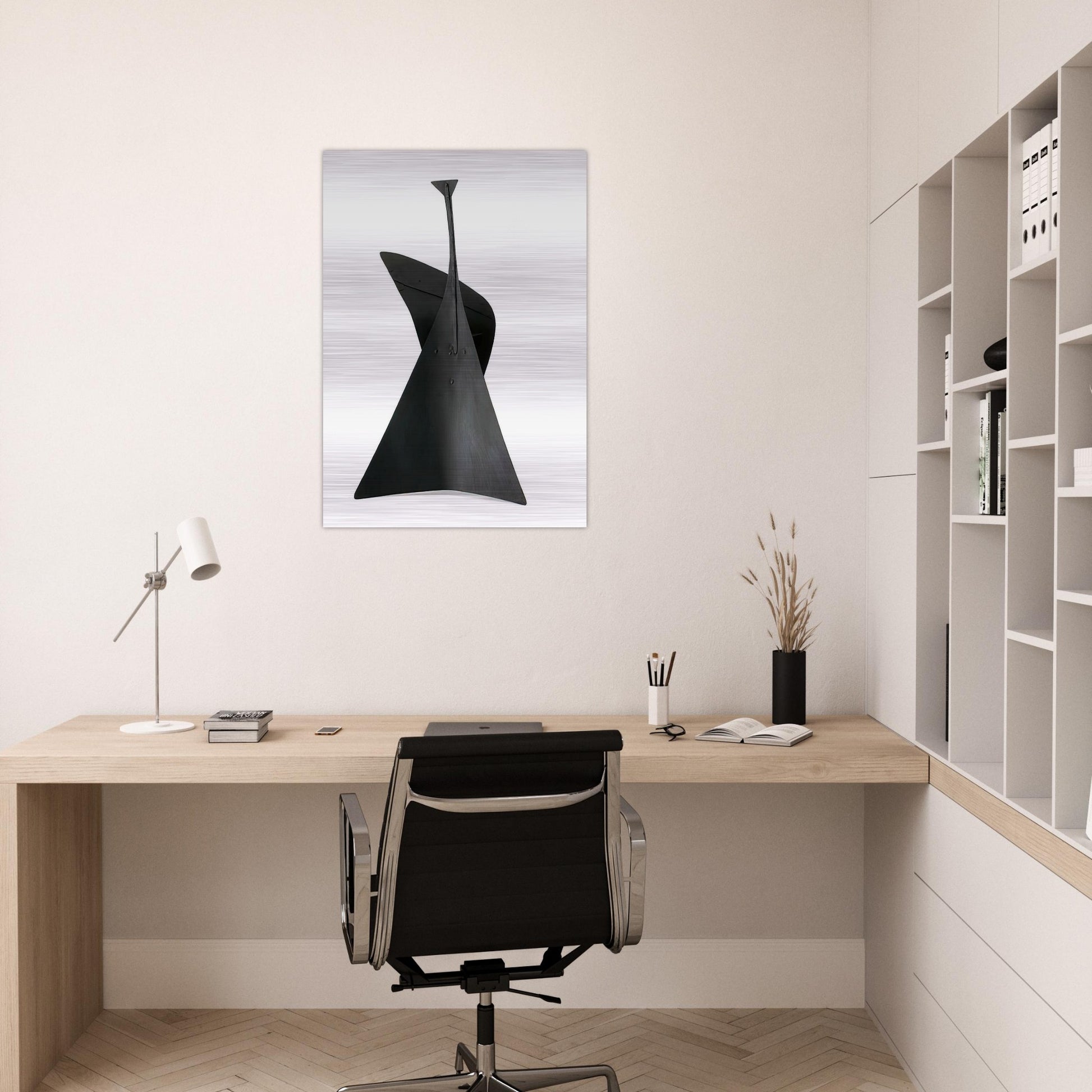LITTLE ARCH MAQUETTE 1940 - Alexander Calder Brushed Aluminum Print - 70x100 cm / 28x40 inches | Alexander Calder Aluminum Print | Alexander Calder Prints