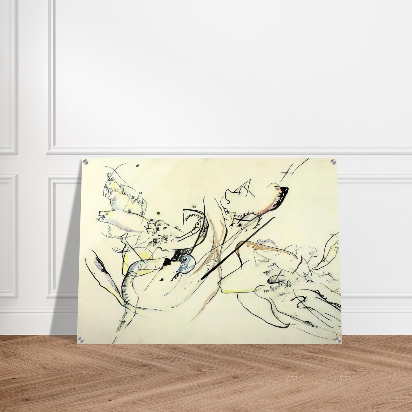 UNTITLED - Wassily Kandinsky Acrylic Print - 70x100 cm / 28x40″ inches