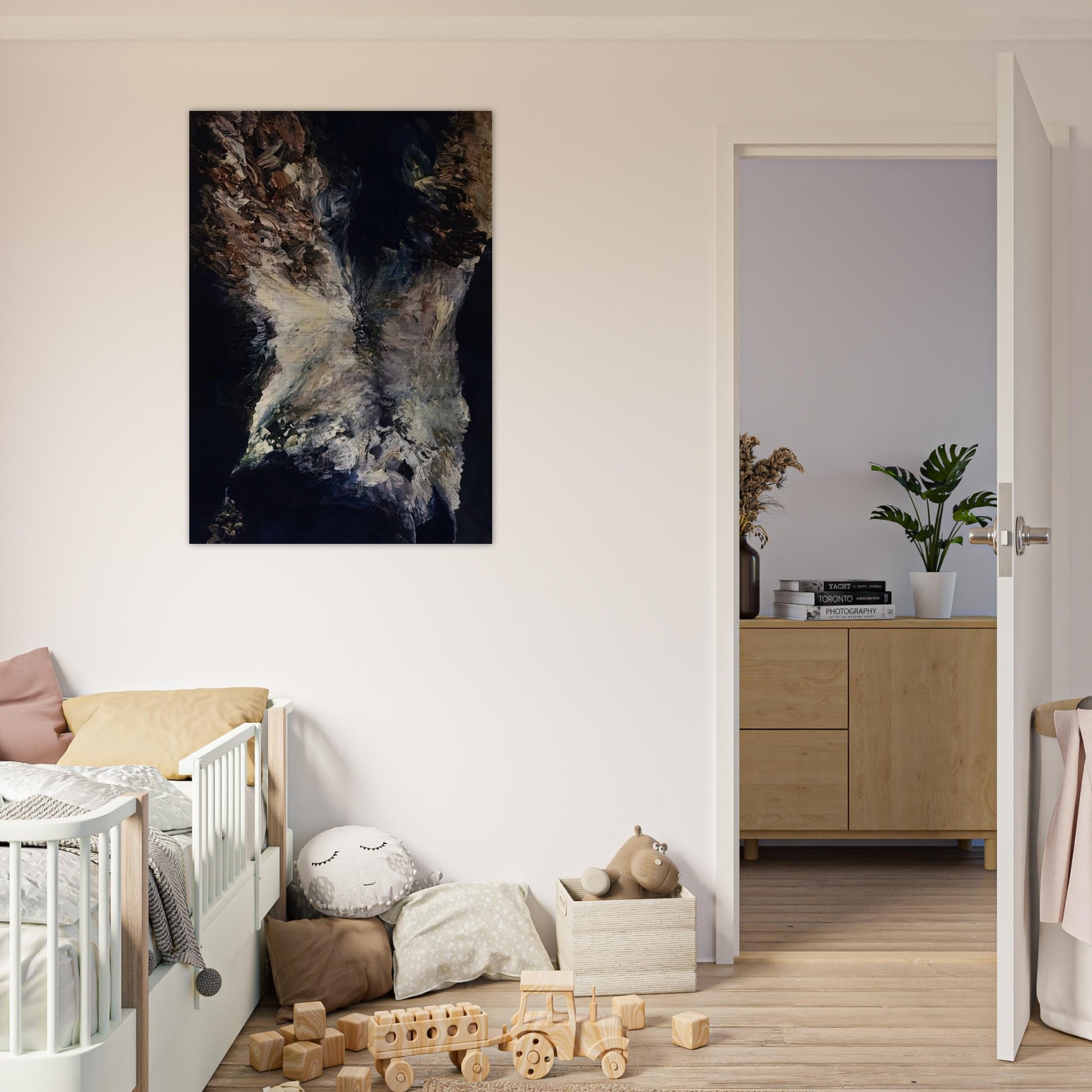 Jay DeFeo/BIG/The Annunciation - Jay DeFeo Brushed Aluminum Print - 70x100 cm / 28x40 inches | Jay DeFeo Aluminum Print | Jay DeFeo Prints
